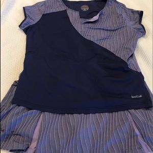 BOLLÉ women’s tennis top/skirt